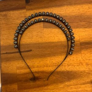 Anthro Metal 2 Tier Gemstone headband